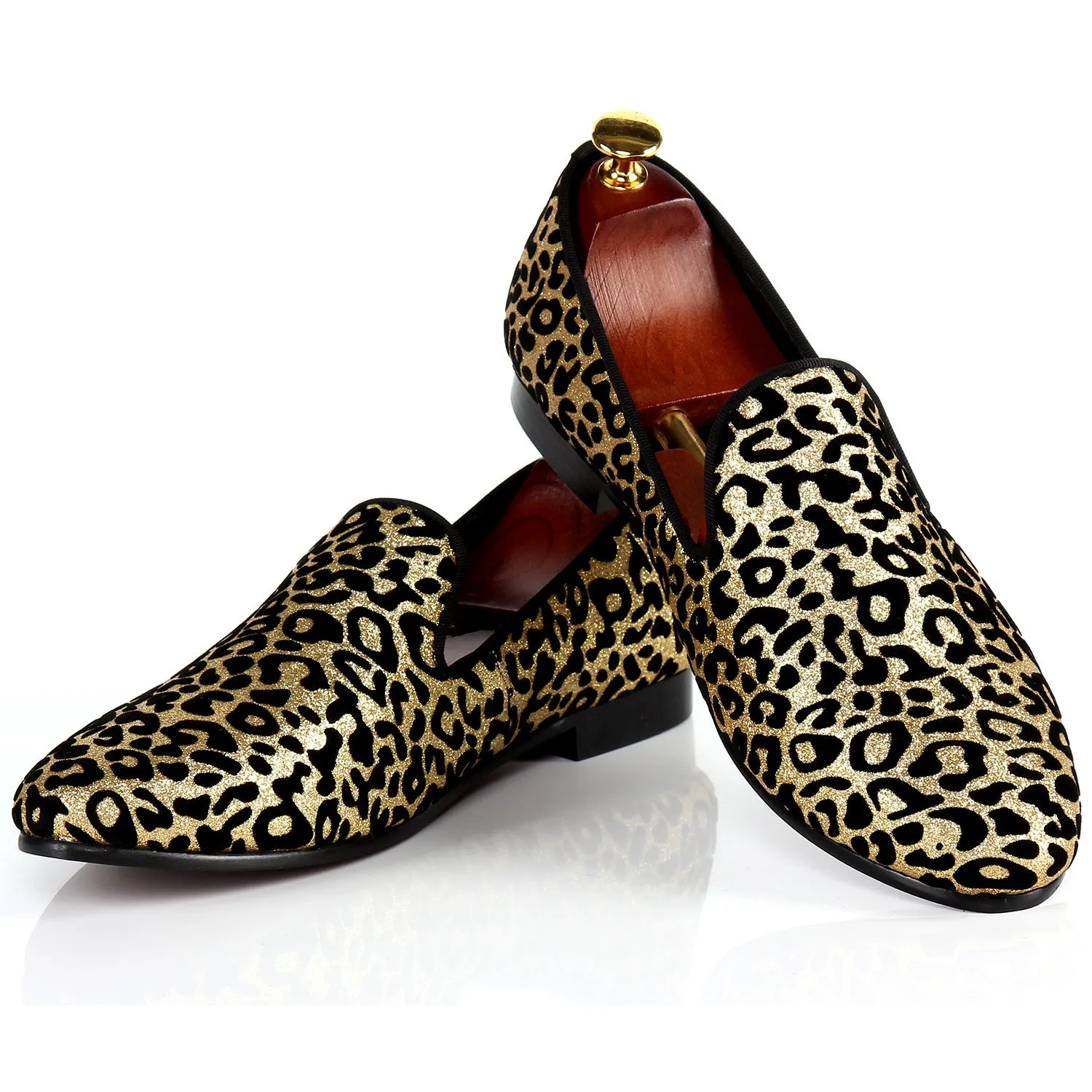 Leopard Printed Men dress Shoes | Slip On Wedding Shoes For Special Events