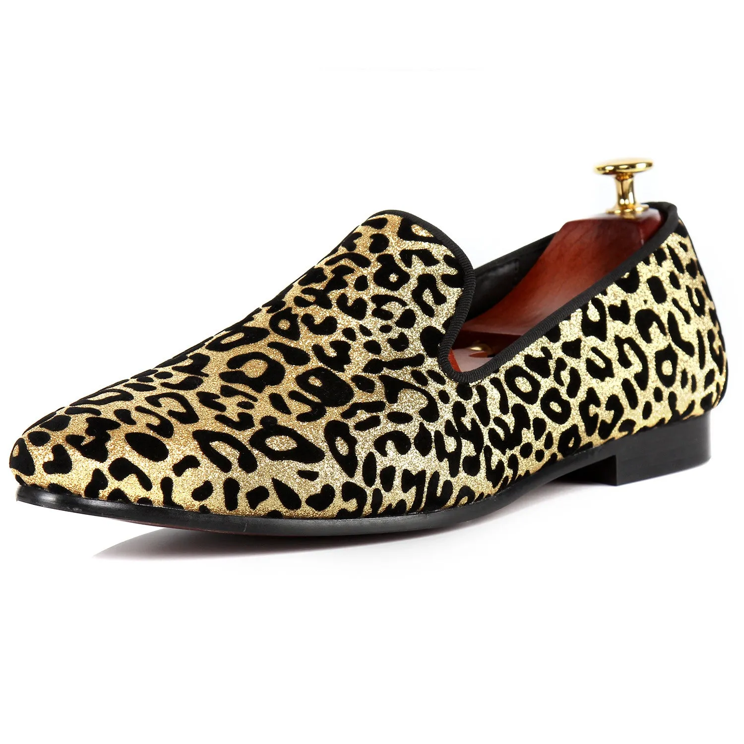 Leopard Printed Men dress Shoes | Slip On Wedding Shoes For Special Events