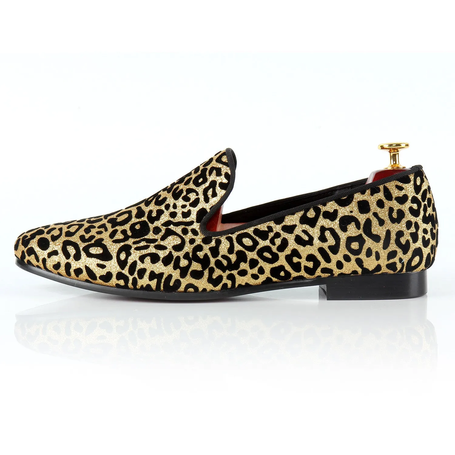 Leopard Printed Men dress Shoes | Slip On Wedding Shoes For Special Events