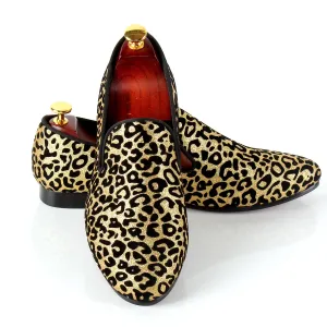 Leopard Printed Men dress Shoes | Slip On Wedding Shoes For Special Events