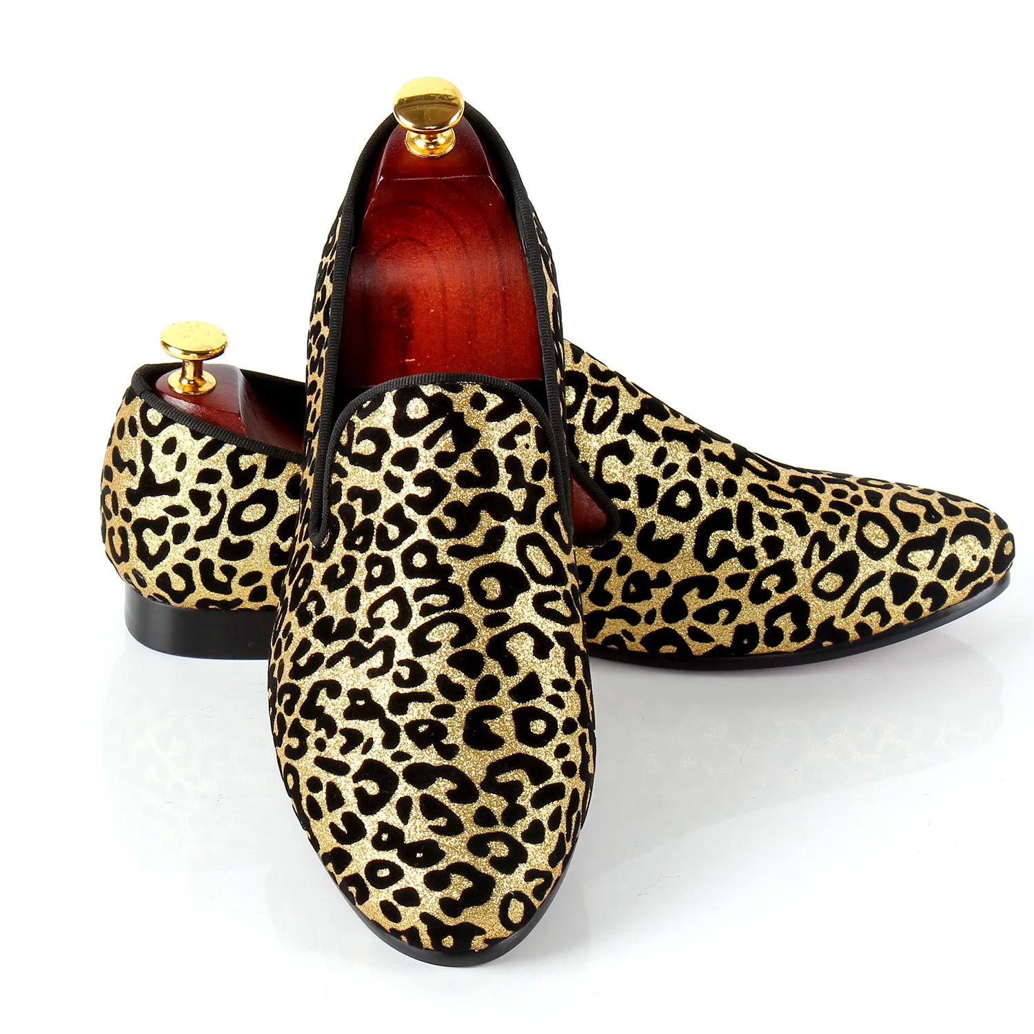 Leopard Printed Men dress Shoes | Slip On Wedding Shoes For Special Events