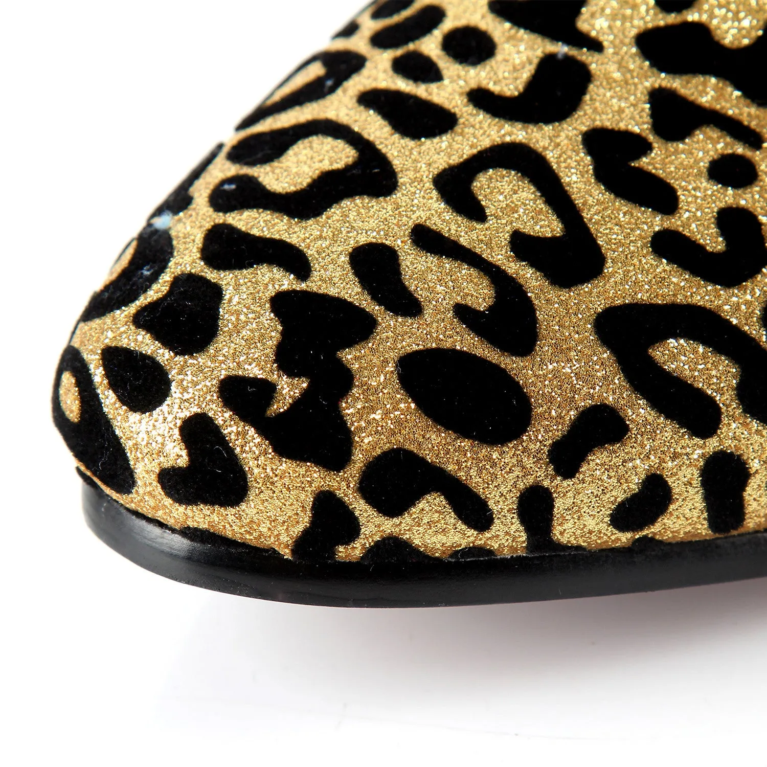 Leopard Printed Men dress Shoes | Slip On Wedding Shoes For Special Events