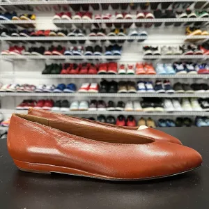 Leyla Mitra Women's Shoe Flats Brown Pointed Toe Size 7 2A