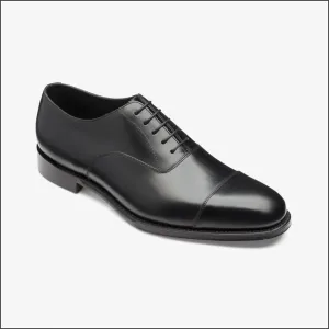 Loake Aldwych Black Calf Oxford Rubber Sole F Fit@