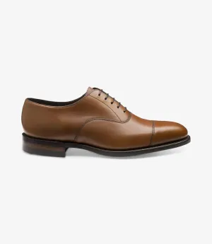 LOAKE ALDWYCH BROWN OXFORD TOE CAP RUBBER SOLE F-MEDIUM