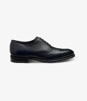 LOAKE PHOENIX NAVY OXFORD TOE CAP RUBBER SOLE F-MEDIUM