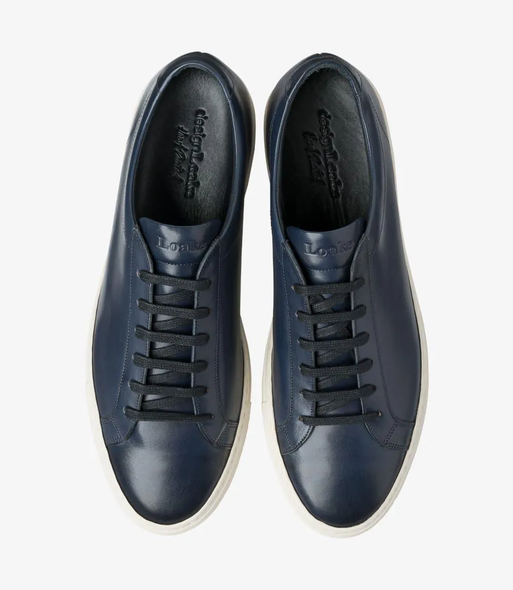 LOAKE SPRINT NAVY SNEAKER RUBBER CUP SOLE F-MEDIUM