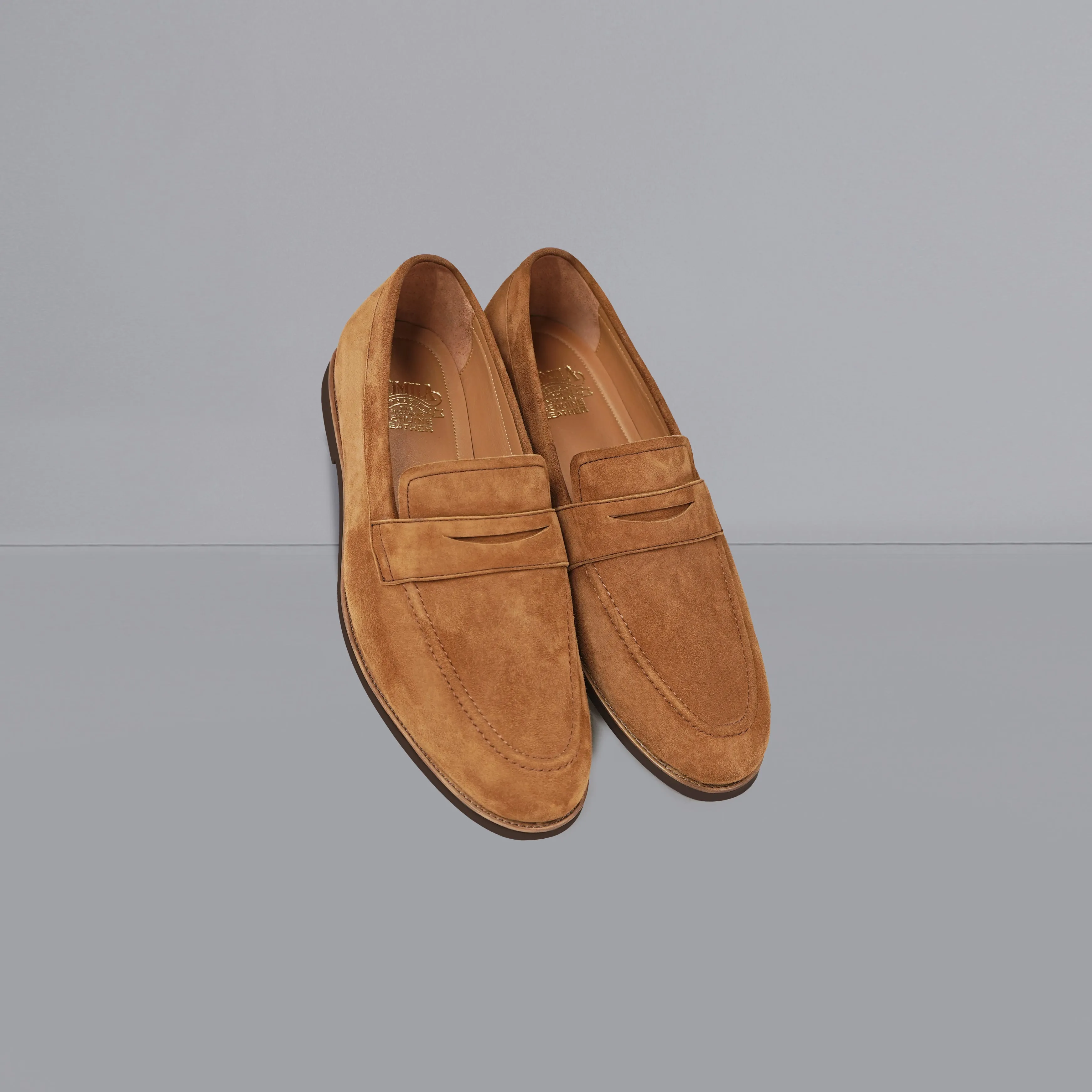 Lodzy - Men's Camel Kid Suede Loafer