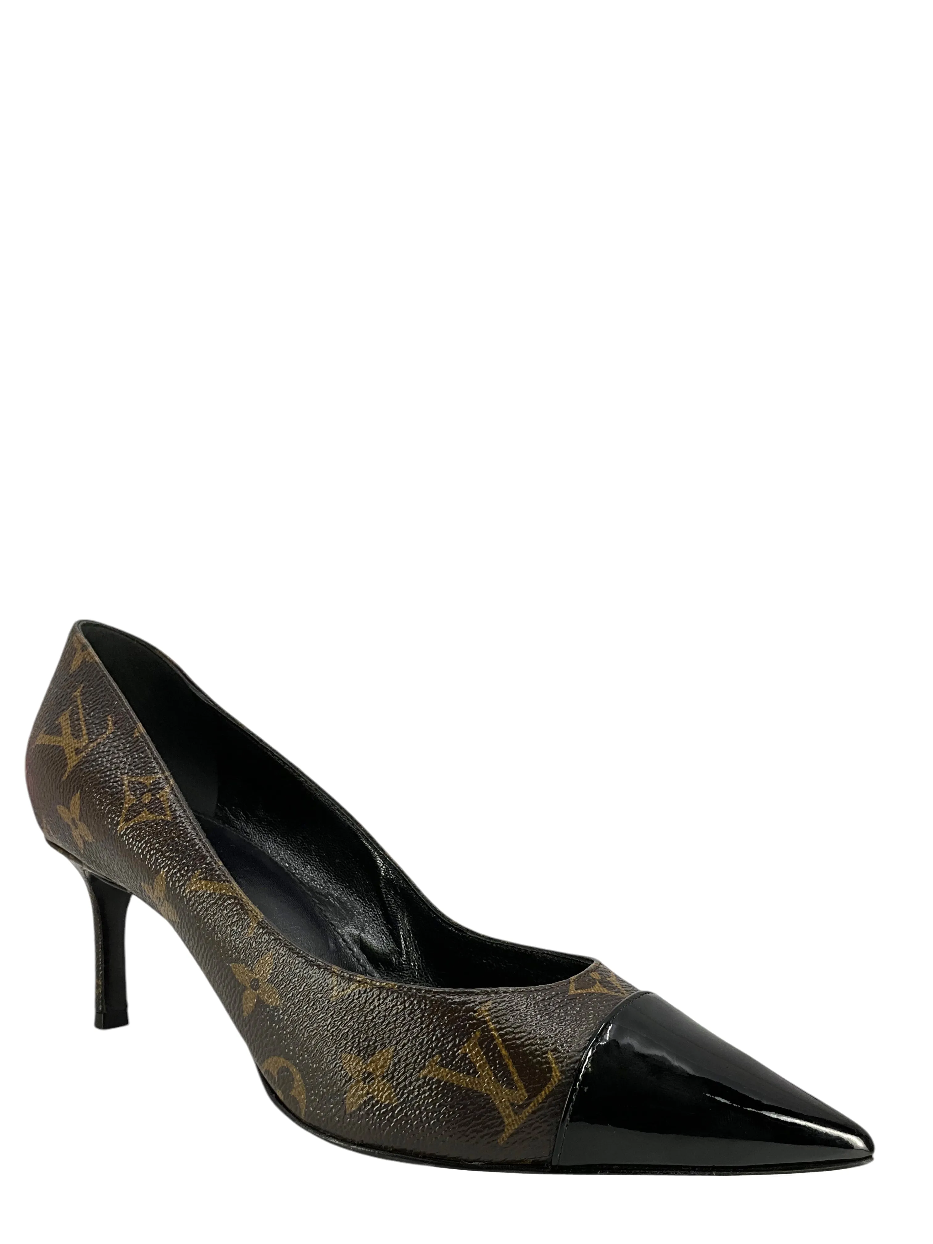 Louis Vuitton Fetish Cap Monogram Canvas Pumps Size 9.5