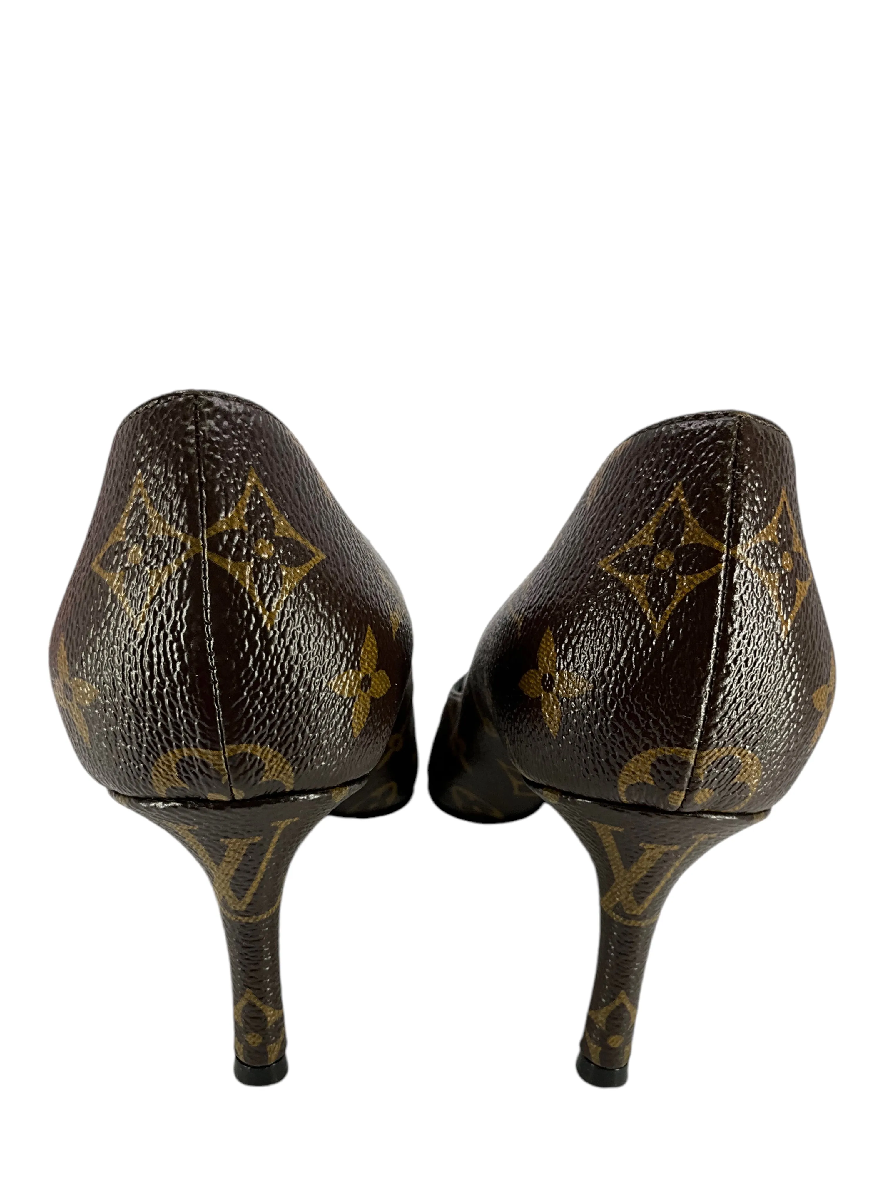 Louis Vuitton Fetish Cap Monogram Canvas Pumps Size 9.5