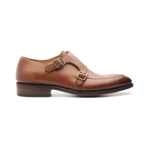 Luigi, Double Monk Strap - London Tan | Hand Welted | Classics Collection