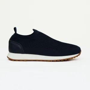 Madasat Men Navy Blue Slip On Knit Shoes - 881 |