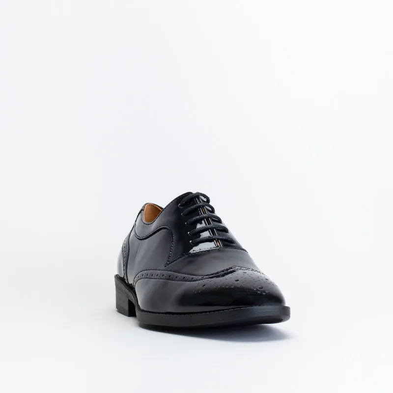 Mancini Men Patent Brogue Oxford _ 150940
