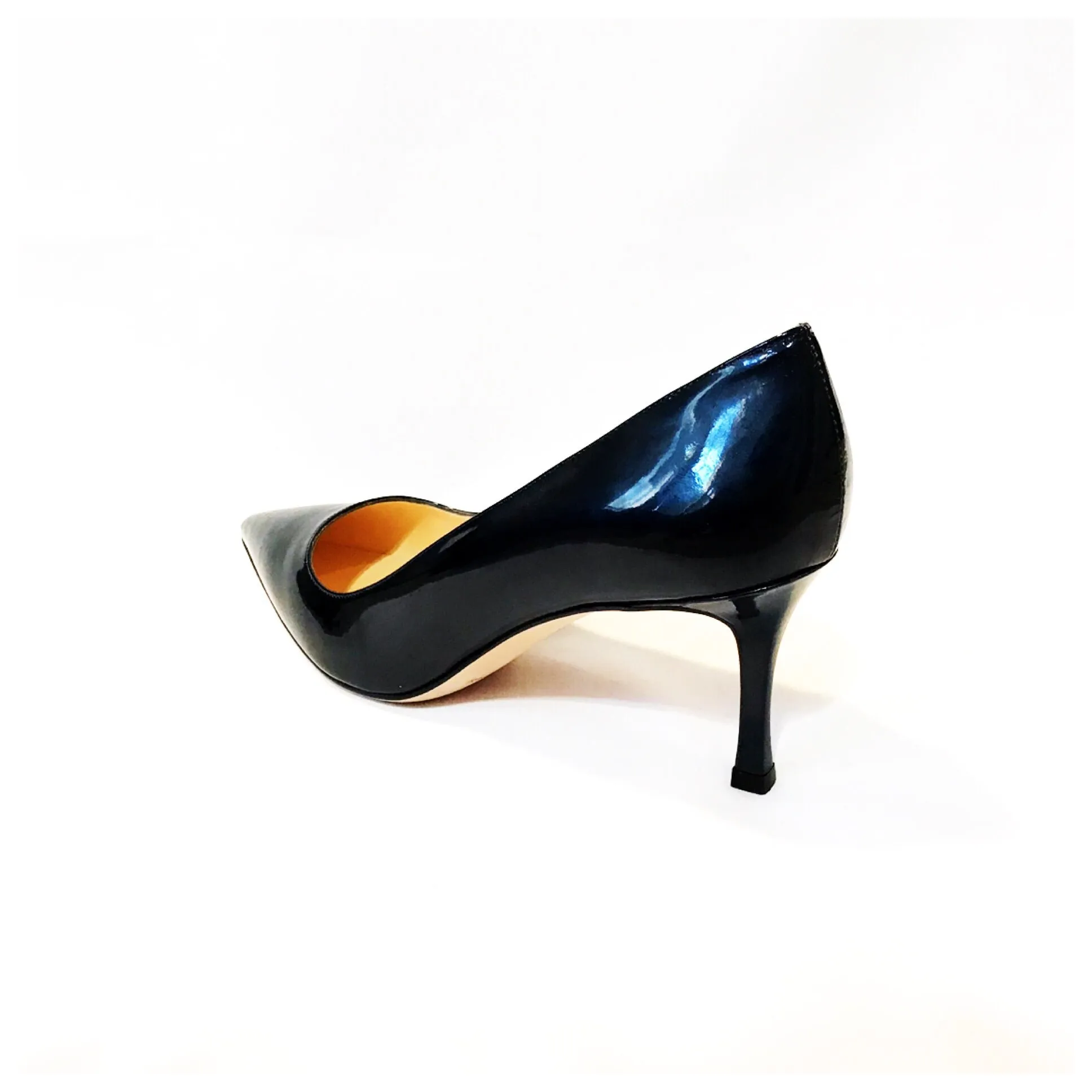 Manolo Blahnik Women's Blue Patent Bb Pumps