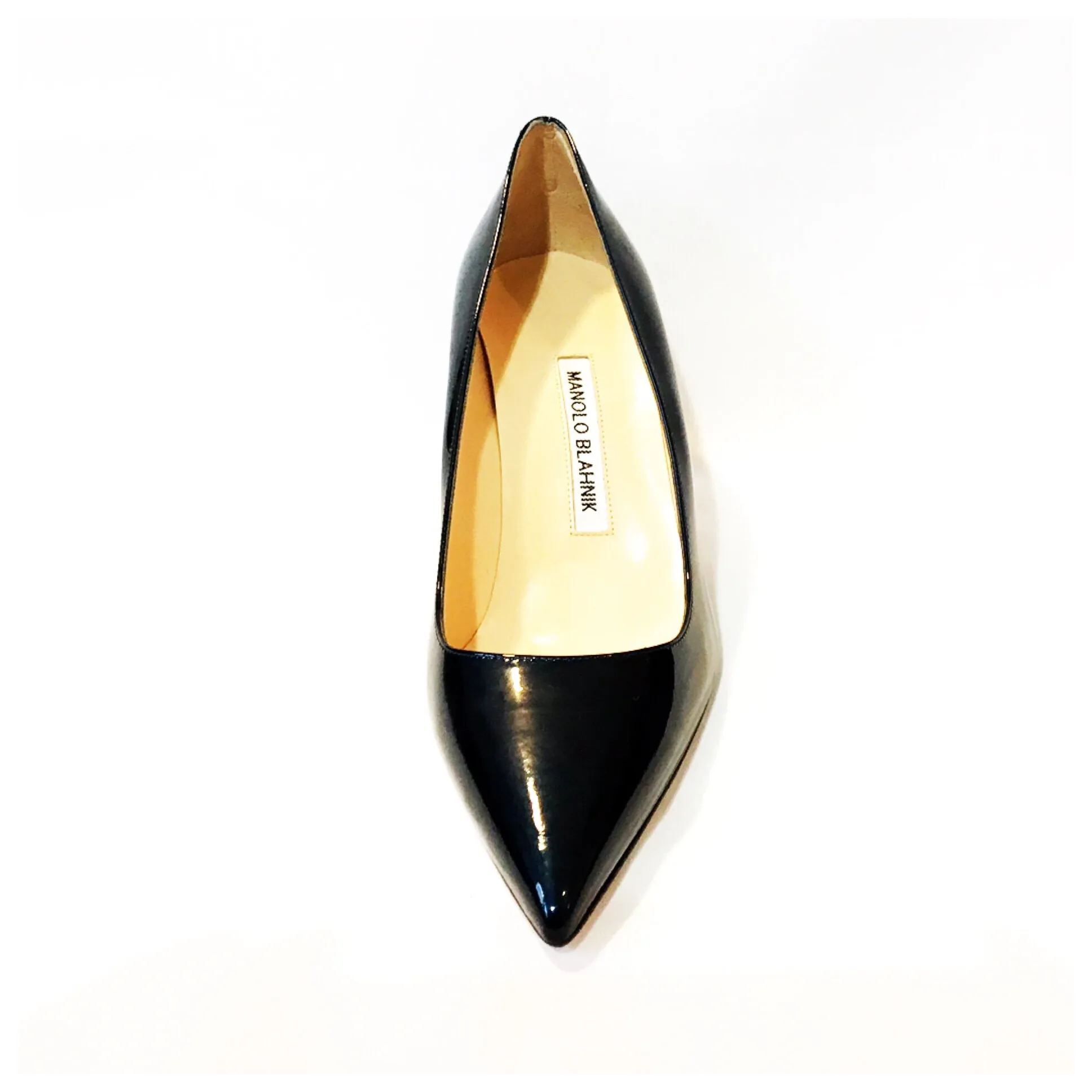 Manolo Blahnik Women's Blue Patent Bb Pumps
