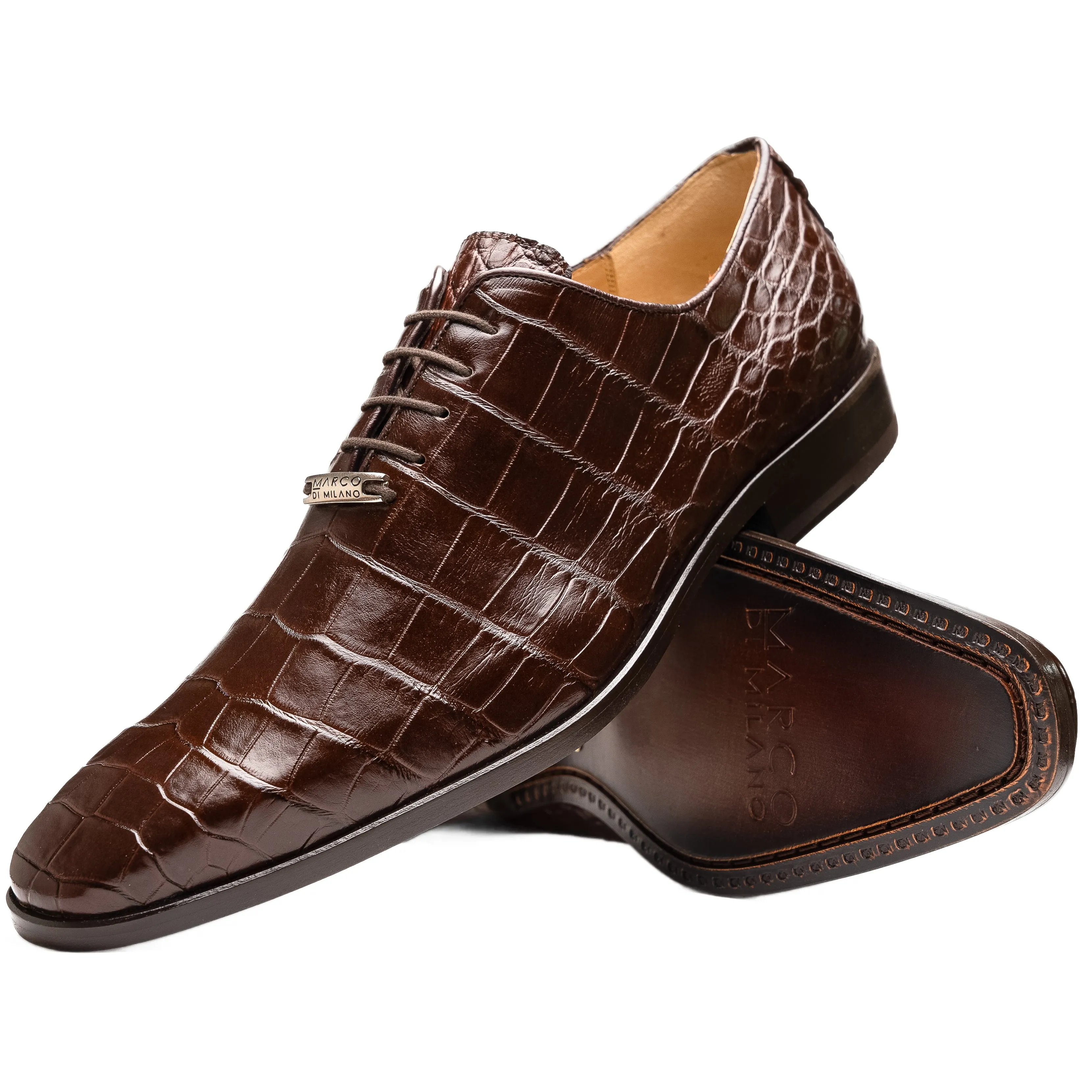 Marco Di Milano Bono Alligator Brown