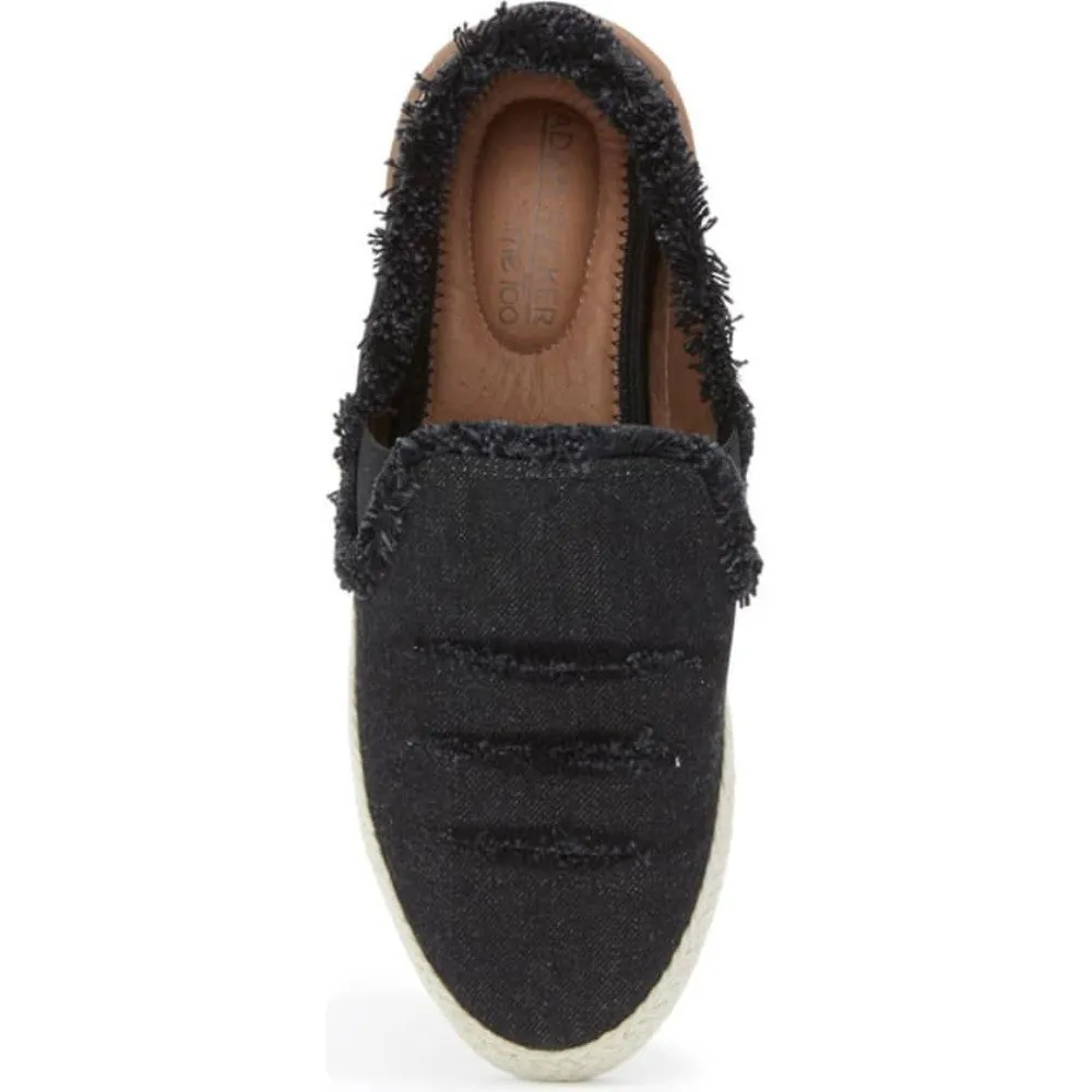 Marin Black Denim Adam Tucker Slipon Sneaker Flat