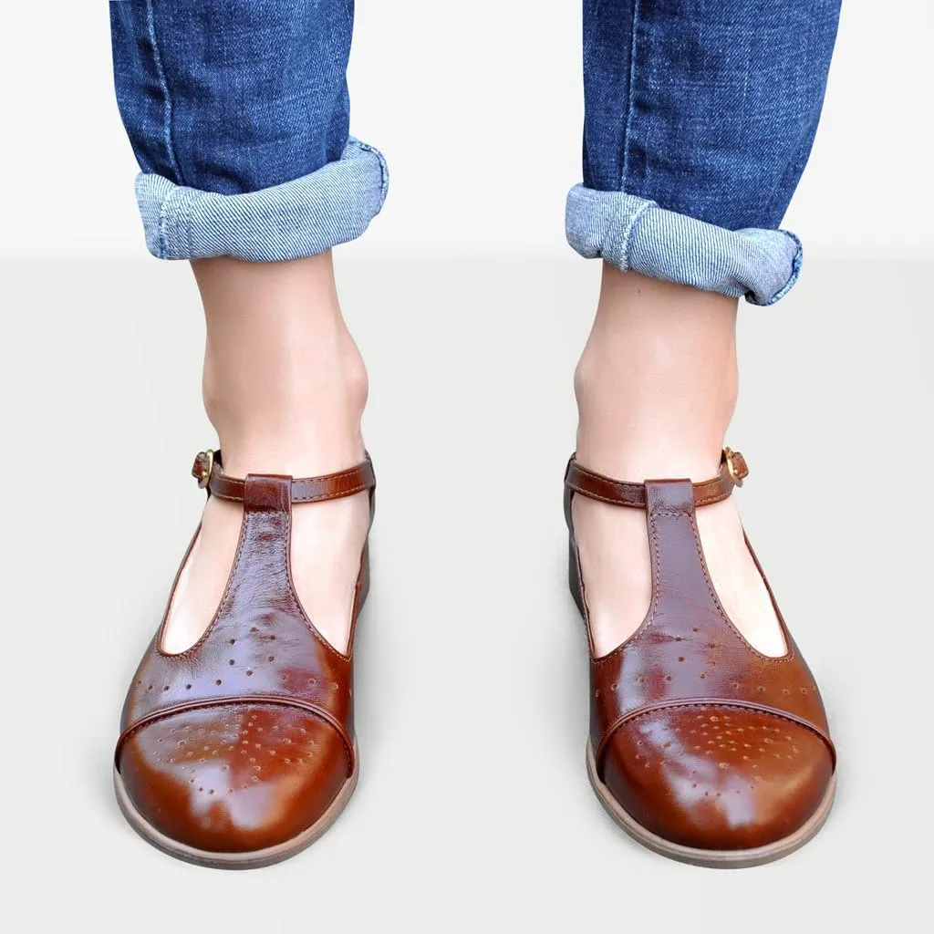 Mary Janes for Women - Comfortable Business Casual & Office Shoes  1 Heel - Consciously Handcrafted in Europe