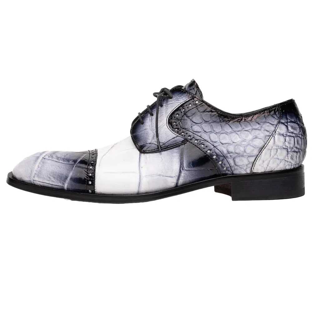 Mauri 1087/2 Alligator White Dirty Black