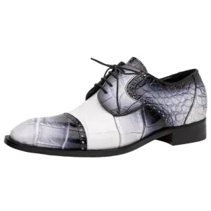 Mauri 1087/2 Alligator White Dirty Black