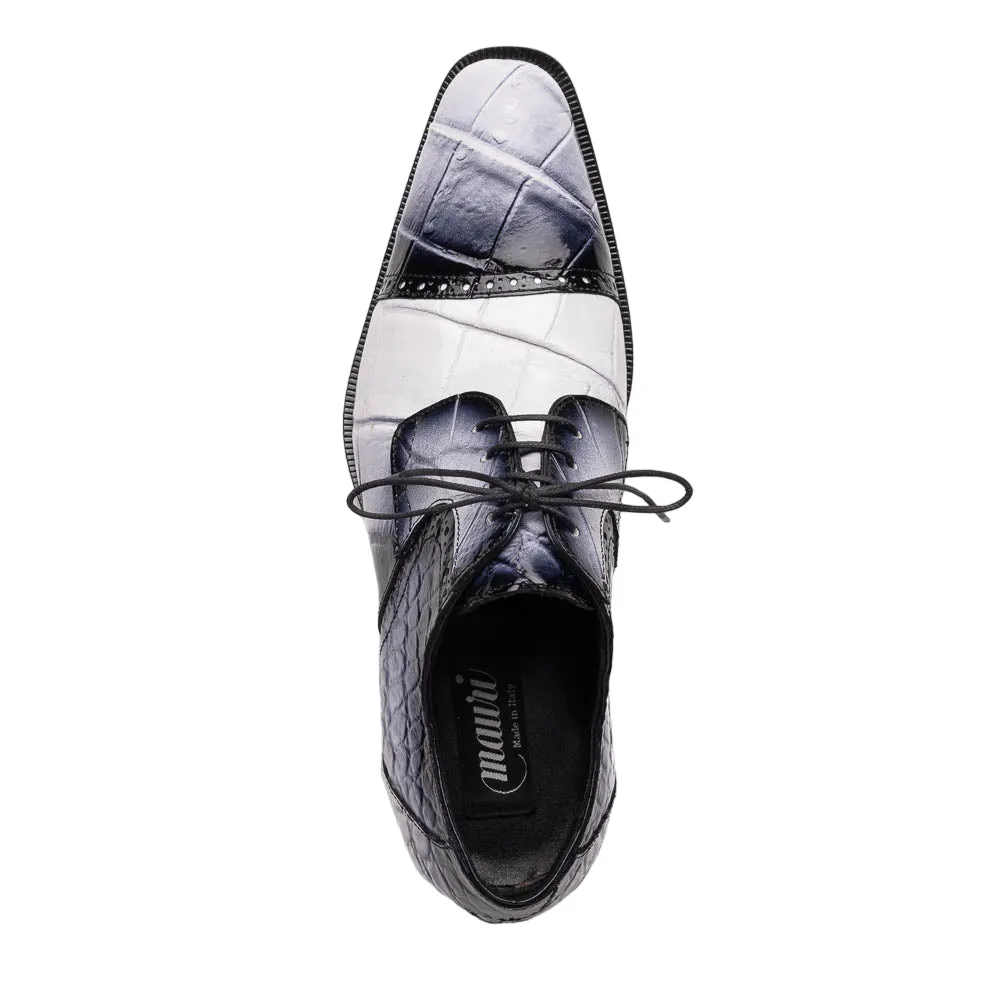 Mauri 1087/2 Alligator White Dirty Black