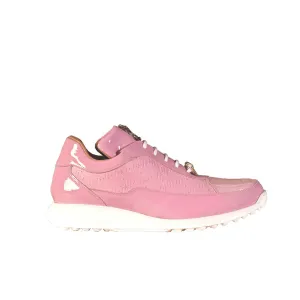 Mauri 8900/2 Bubble Men's Shoes Pink Exotic Crocodile / Patent / Nappa Print Leather Casual Sneakers (MA5350)