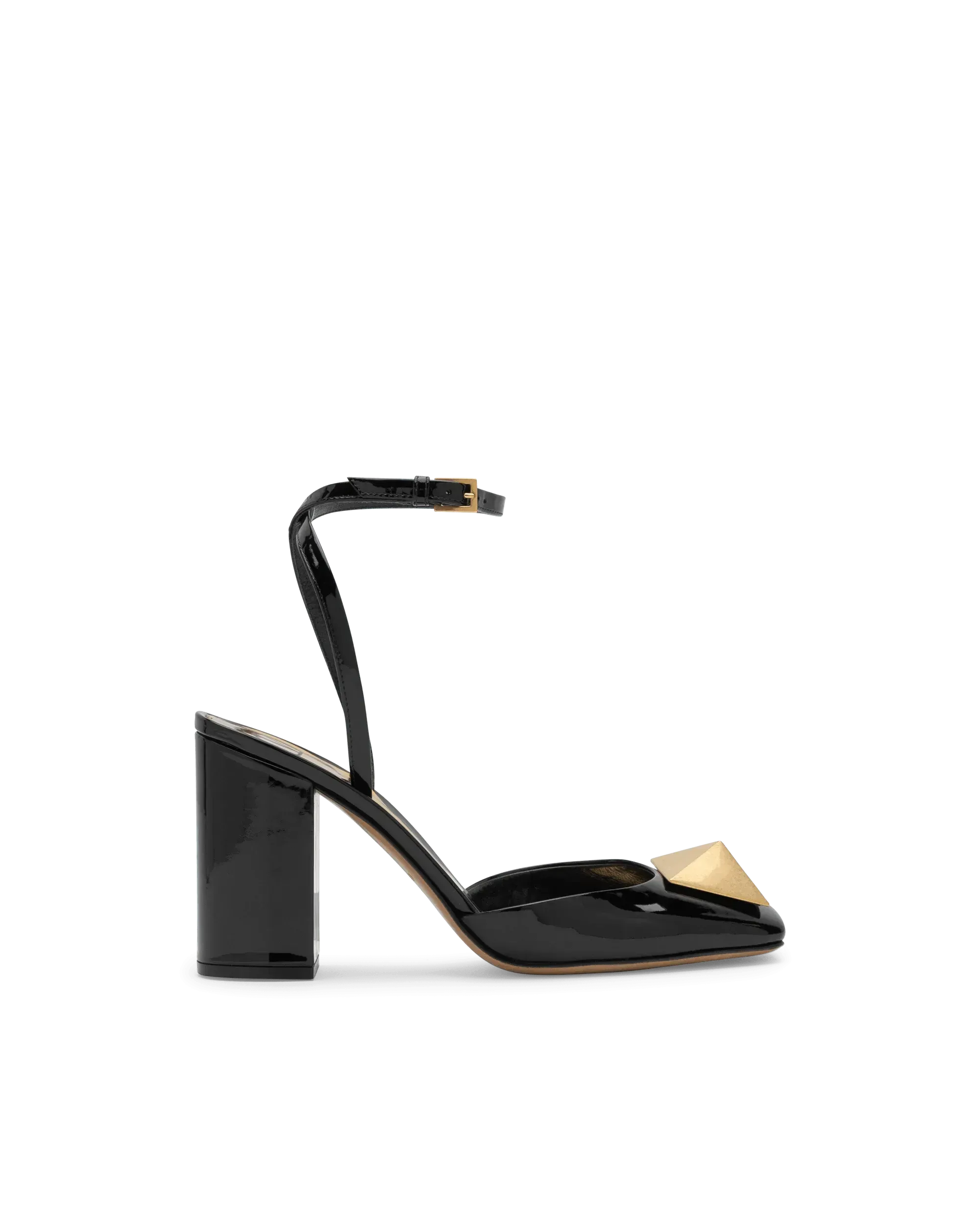 Maxi Stud Ankle Strap T.90 Pumps