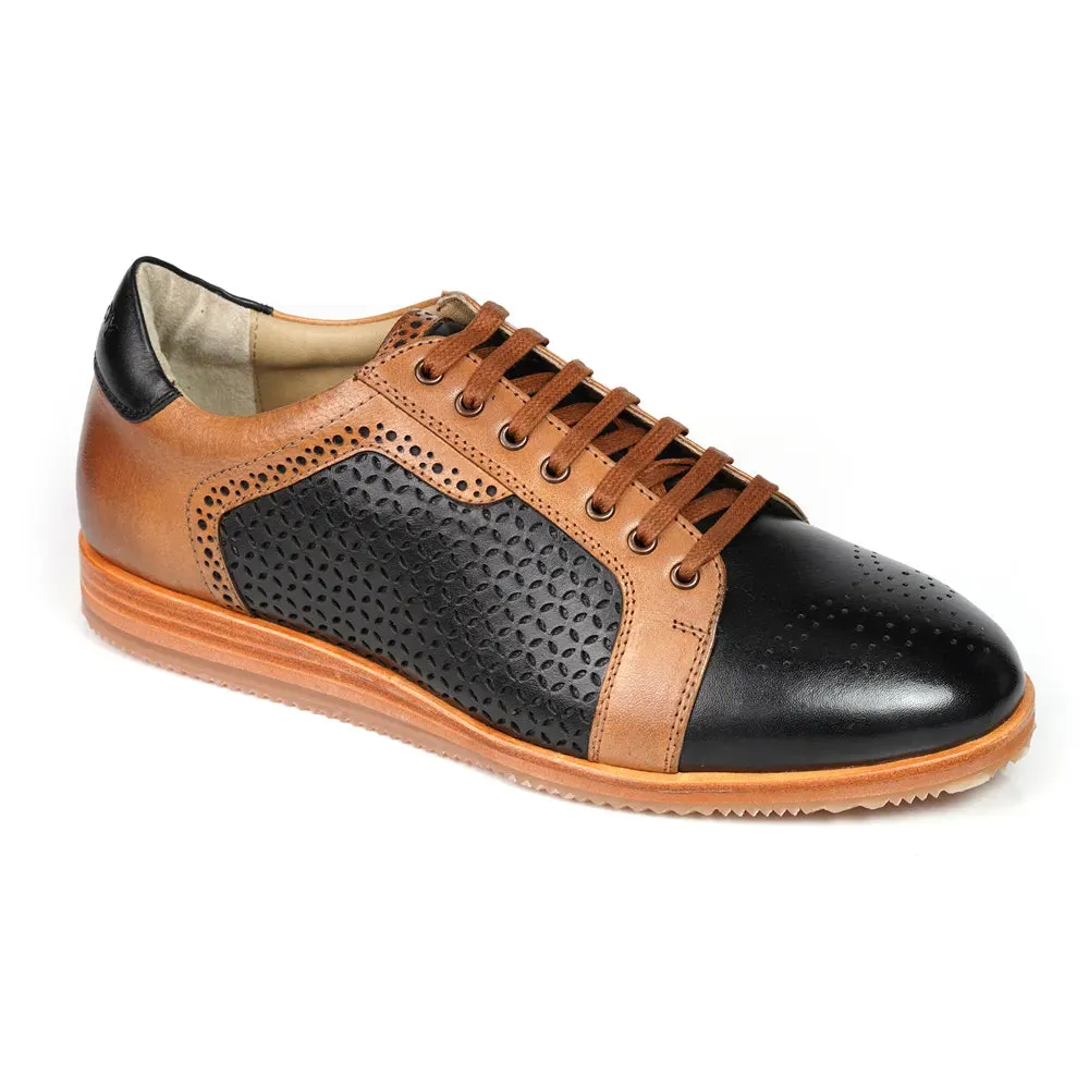 Mccoy Marko Full grain crust Men's classic formals Black and Tan Formals