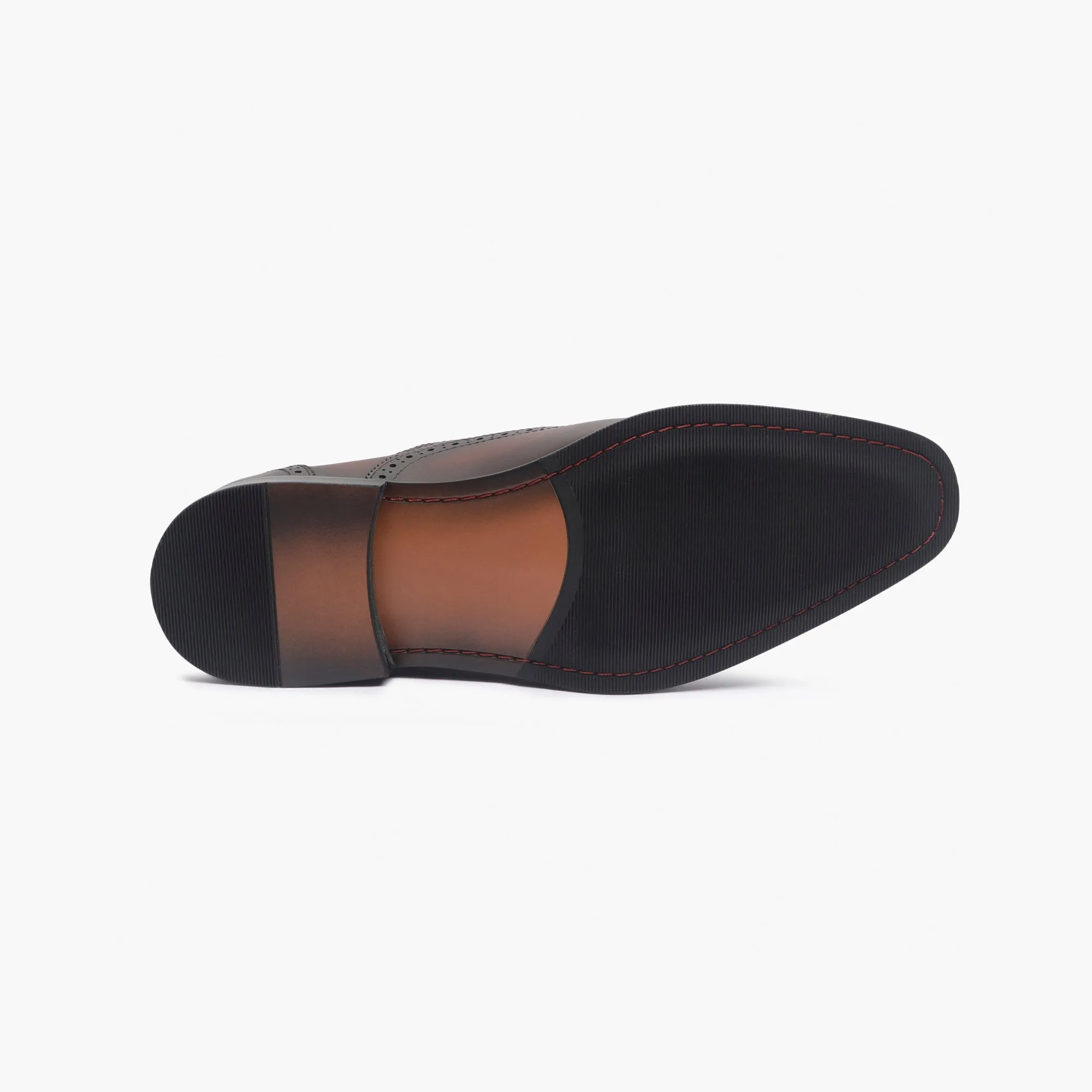 Medallion Toe Semi Brogue Lace ups