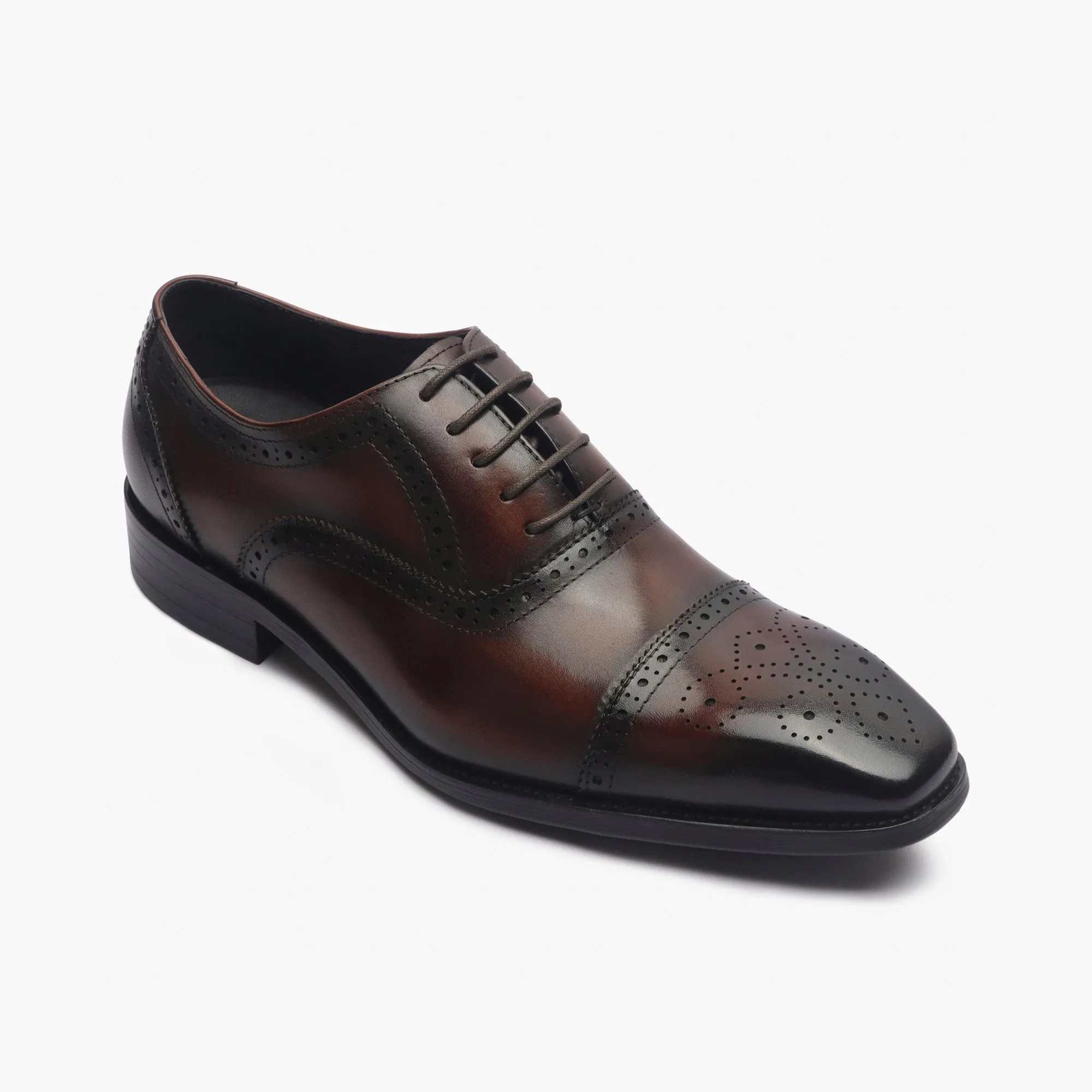Medallion Toe Semi Brogue Lace ups