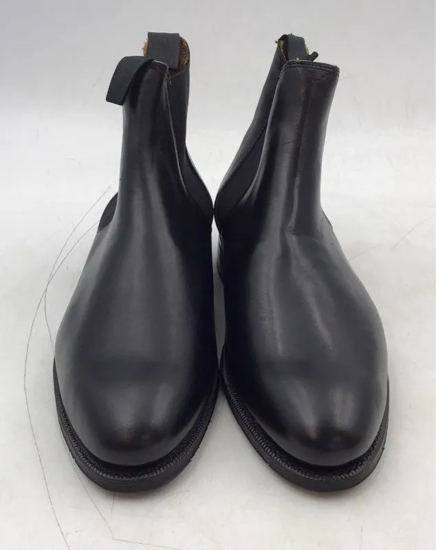 Meermin Men's 44957 Black Almond Toe Ankle Chelsea Boots - Size 5