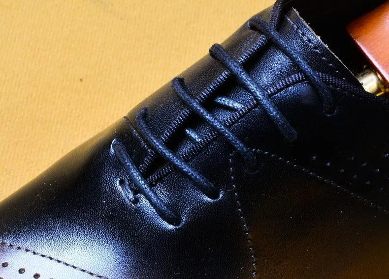 Men Dress Shoes -  Salvatore Leather Oxford Shoes
