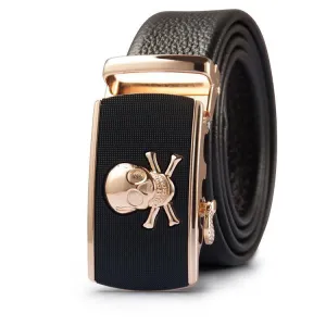 Men's Belt With Skull