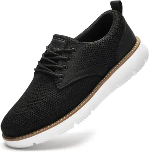 Men's Breathable Mesh Comfortable Business Casual Shoes with Sneakers Design for Long Standing, Office Work, Formal Occasions & Walking