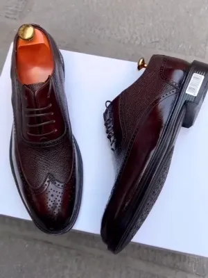 Men's Brogue Carved Casual Shoes