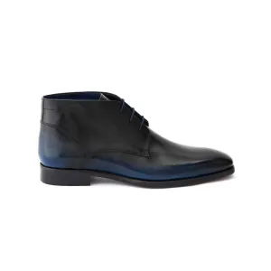 Men's Calf Leather Handmade Derby Boots M10001