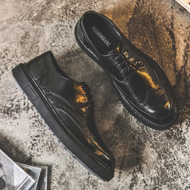 Men's Casual Dress Oxfords Business Shoes Fashion Sneakers Slip On Classic Fashion Casual Dress Business Shoes
