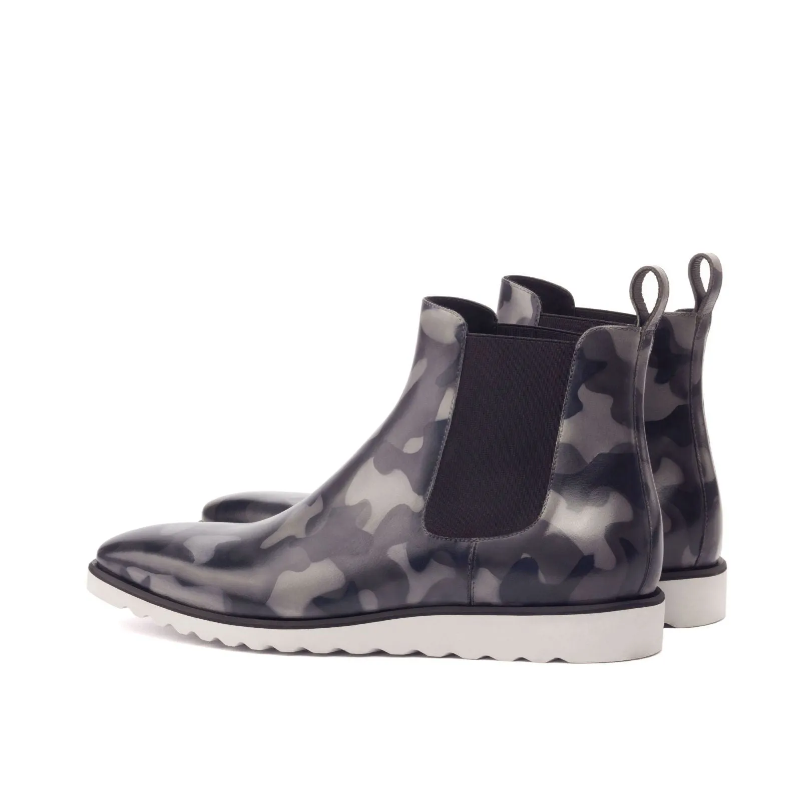 Men's Chelsea Boots Classic Patina Wide Grey 3079