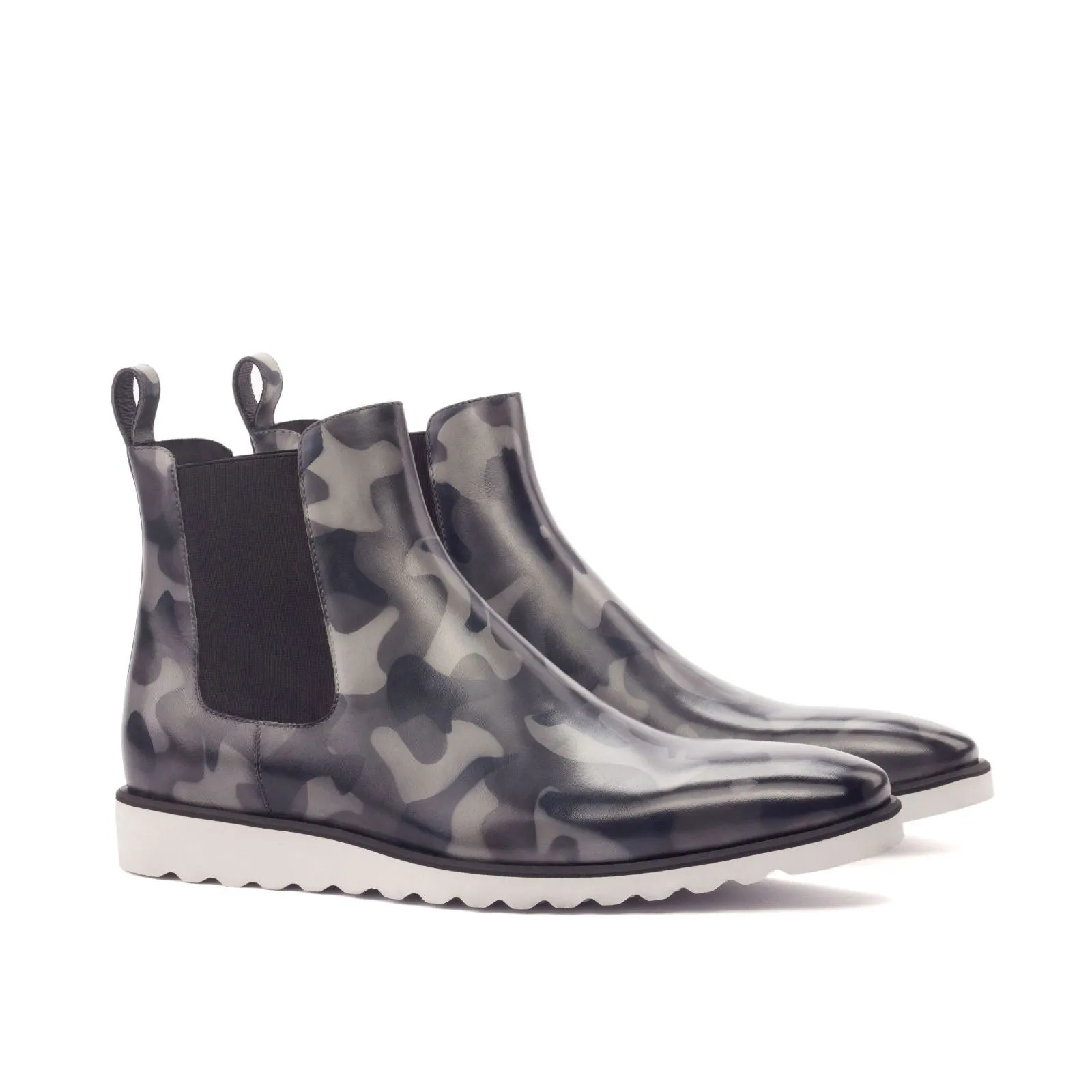 Men's Chelsea Boots Classic Patina Wide Grey 3079