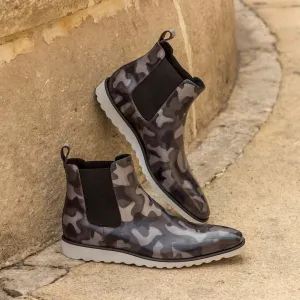 Men's Chelsea Boots Classic Patina Wide Grey 3079