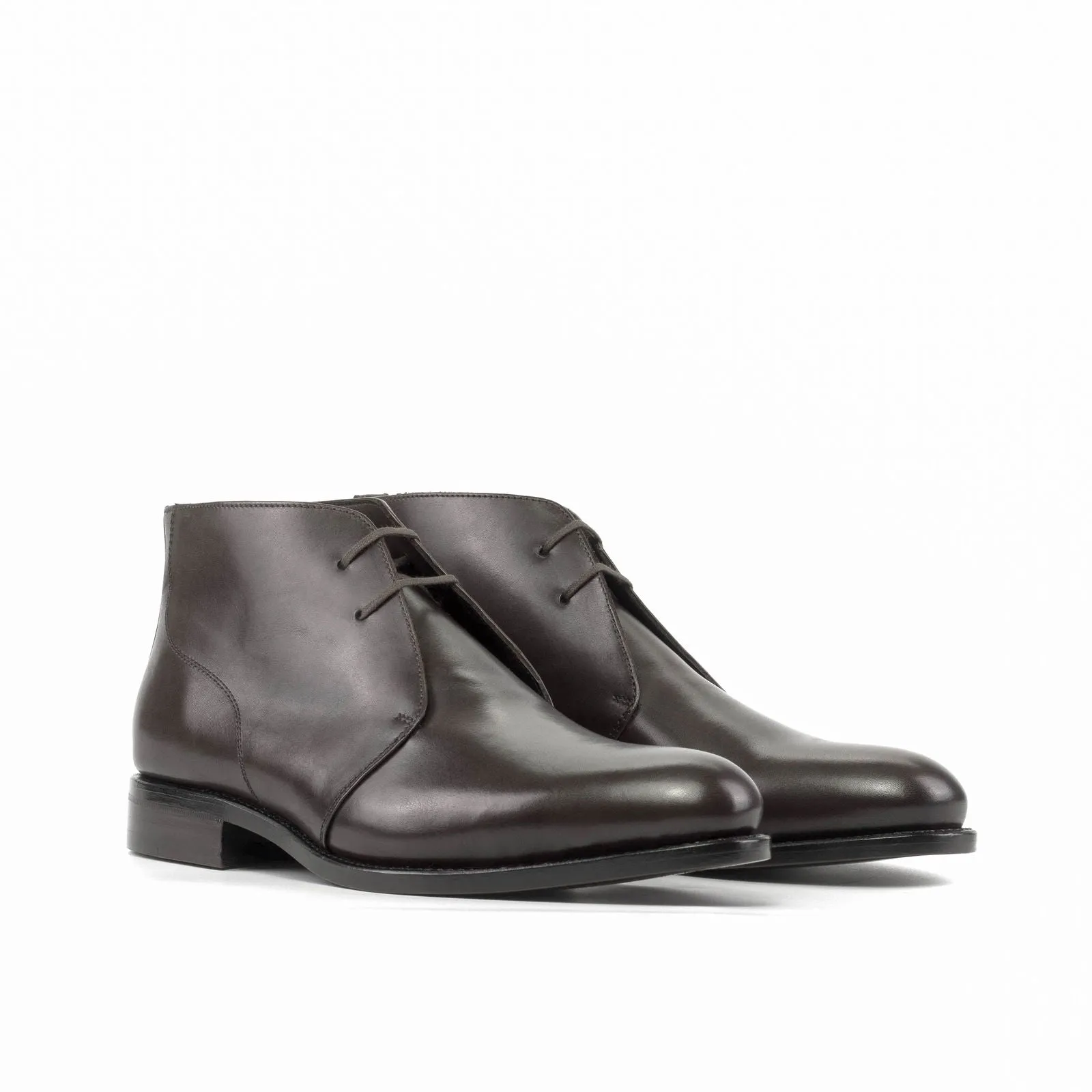 Men's Chukka Leather Boots Wide Plus Size 5946