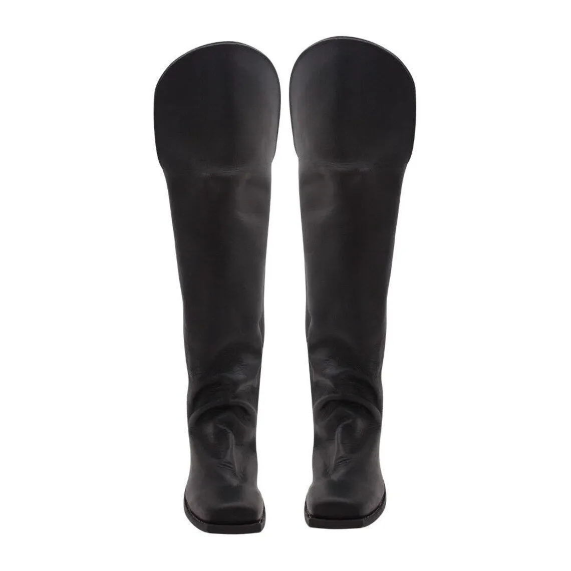 Men's Civil war Shoes Knee Flap Leather Long Boots -  Men's civil war Shoes & Boots