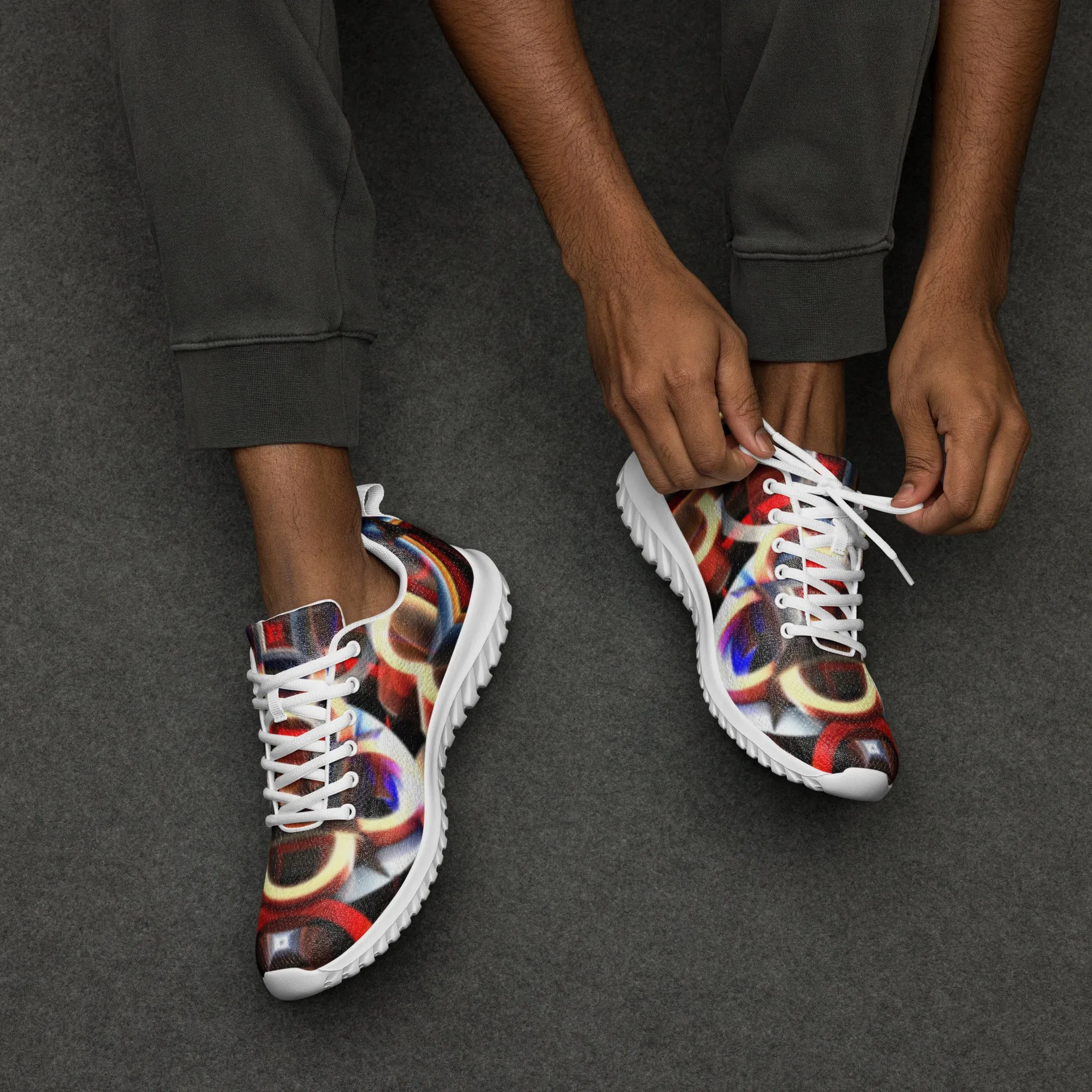 Men’s colorful athletic shoes