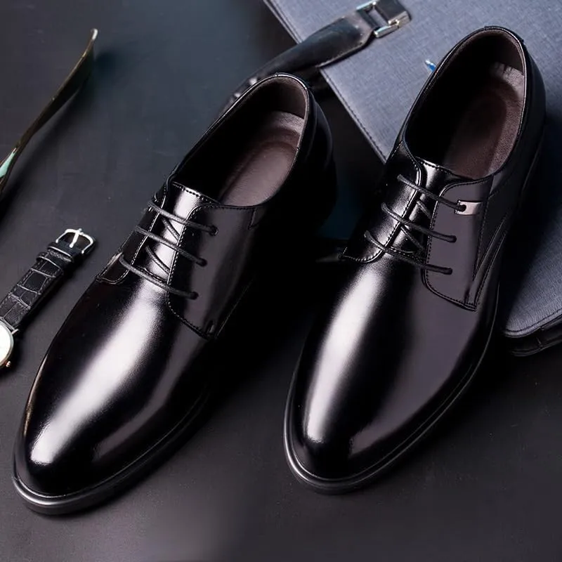 Men's Dress Shoes Mens Fashion Design Derby Shoes Business Formal Oxfords Shoes for Men