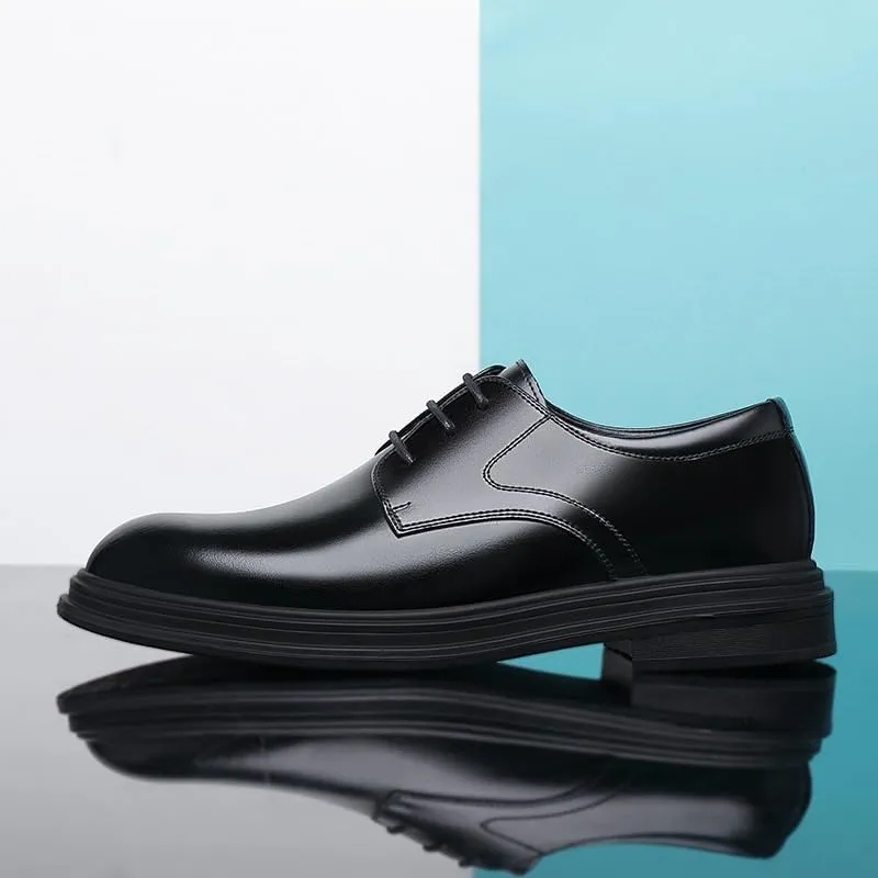 Mens Dress Shoes Men's Modern Classic Slip On Formal Casual Business Oxfords Wedding Tuxedo Derby Shoes