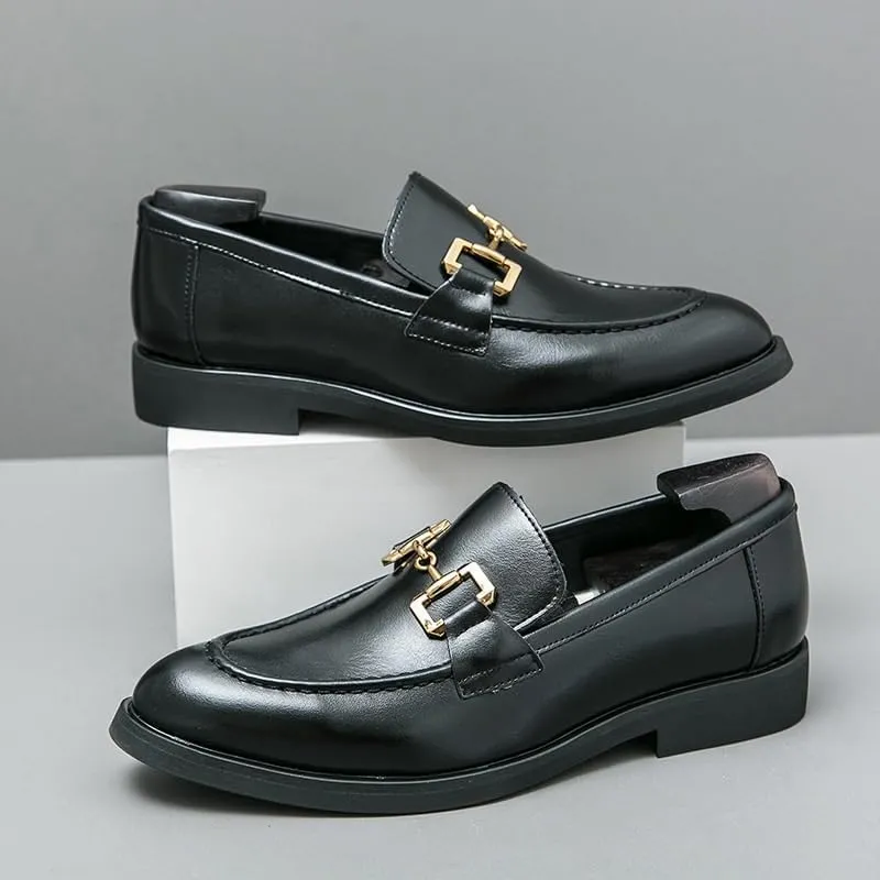 Men's Dress Slip-on Classic Loafers Formal Shoes for Daily Walking Business Shoes