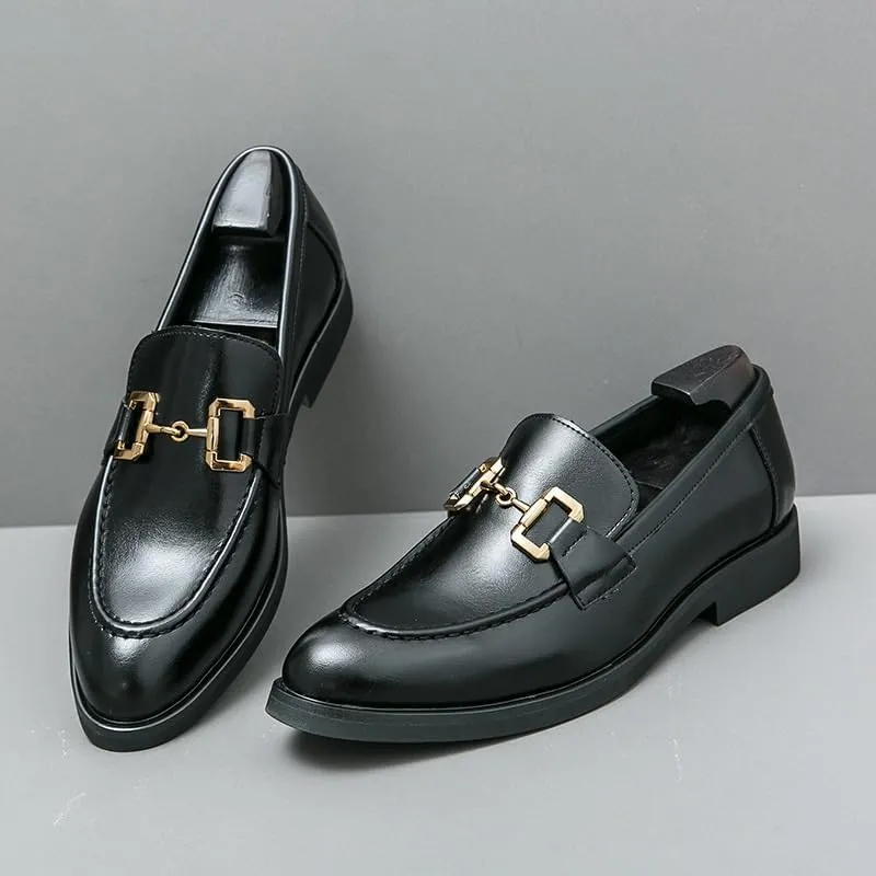 Men's Dress Slip-on Classic Loafers Formal Shoes for Daily Walking Business Shoes