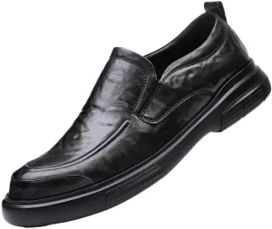 Men's Formal Classic Business Oxford Shoes Patent Leather Slip-On Loafers Wedding Dress Shoes