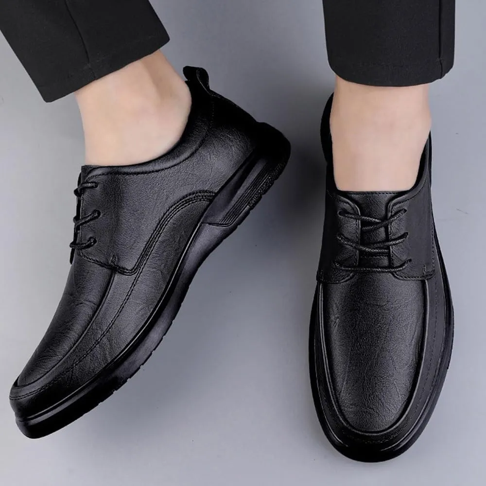 Men's Formal Oxford Shoes Faux Patent Leather Shoes for Men Business Derbys Shoe Wedding Suit Tuxedo Dress Shoes