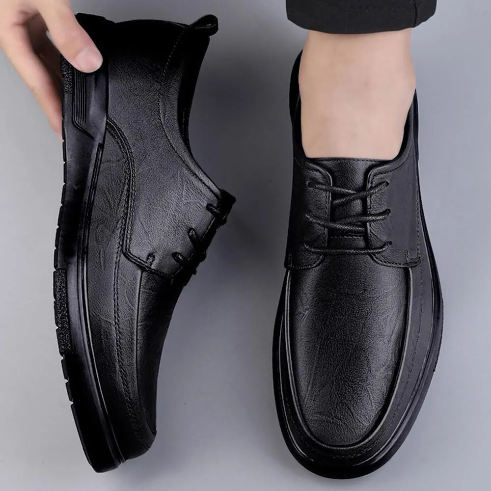 Men's Formal Oxford Shoes Faux Patent Leather Shoes for Men Business Derbys Shoe Wedding Suit Tuxedo Dress Shoes